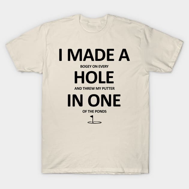 golfing T-Shirt by Mandala Project